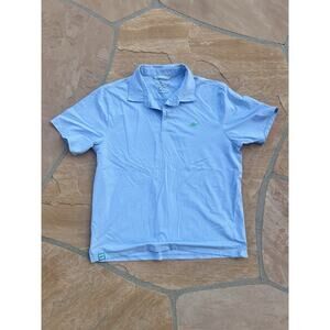 Saltwater Long Island Performance Polo, Blue Men’s Size Large CR